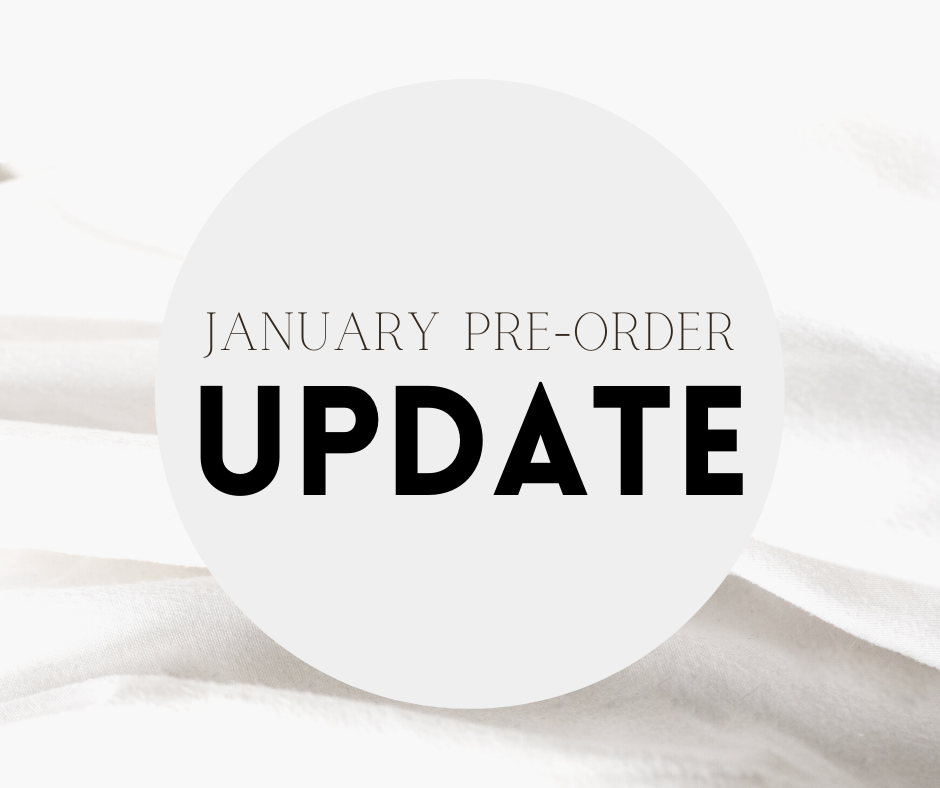 January Pre-Order UPDATE!