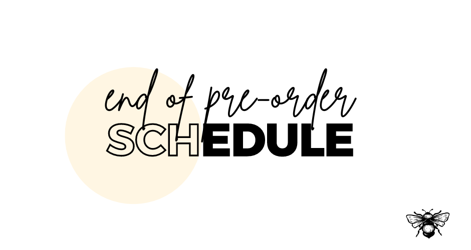 Important Dates & Shipping Info